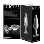 ICICLES - EKSKLUZYWNY SZKLANY KOREK IDEALNY DO MASAŻU