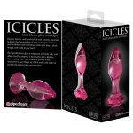 ICICLES - SZKLANY KOREK ANALNY W KSZTAŁCIE STOŻKA
