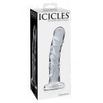 ICICLES - REALISTYCZNE ZAKRZYWIONE SZKLANE DILDO