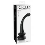 ICICLES - EKSKLUZYWNE SZKLANE DILDO Z PODSTAWKĄ