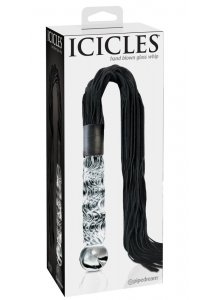 ICICLES - EKSKLUZYWNE SZKLANE DILDO Z PEJCZEM