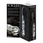 ICICLES - EKSKLUZYWNE SZKLANE DILDO Z PEJCZEM