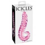 ICICLES - ZAKRZYWIONE SZKLANE DILDO IDEALNE DO MASAŻU 