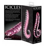 ICICLES - ZAKRZYWIONE SZKLANE DILDO IDEALNE DO MASAŻU 