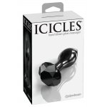 ICICLES - SZKLANY KOREK ANALNY W KSZTAŁCIE STOŻKA