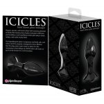 ICICLES - SZKLANY KOREK ANALNY W KSZTAŁCIE STOŻKA