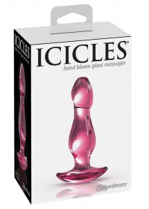 ICICLES - EKSKLUZYWNY SZKLANY KOREK IDEALNY DO MASAŻU