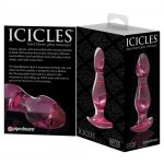 ICICLES - EKSKLUZYWNY SZKLANY KOREK IDEALNY DO MASAŻU