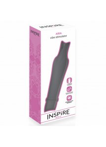 INSPIRE - STYMULATOR ARIA Z DWOMA WYPUSTKAMI CZARNY