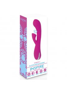  INSPIRE - WIBRATOR EMBERLY Z FUNKCJĄ SSANIA FIOLETOWY