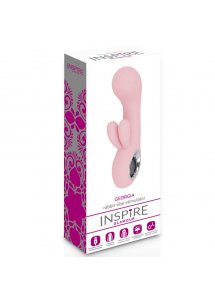 INSPIRE - WIBRATOR GEORGIA ZE STYMULATOREM ŁECHTACZKI RÓŻOWY