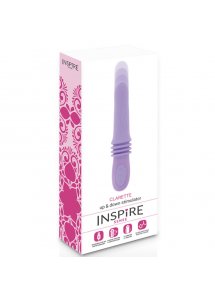 INSPIRE - WIBRATOR CLARETTE FUNKCJA UDERZANIA GÓRA-DÓŁ FIOLETOWY