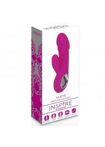 INSPIRE - WIBRATOR JULIETTE ZE STYMULATOREM ŁECHTACZKI FIOLETOWY