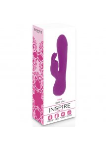 INSPIRE - WIBRATOR MIMI ZE STYMULATOREM ŁECHTACZKI FIOLETOWY