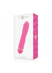 INTENSE - INTENSYWNY SILIKONOWY WIBRATOR AIRON RÓŻOWY