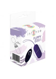 INTENSE - INTENSYWNE JAJKO WIBRACYJNE FLIPPY Z PILOTEM FIOLETOWY