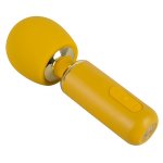 DYNAMICZNY MASAŻER ŁECHTACZKI ELASTYCZNA GŁÓWKA ŻÓŁTY