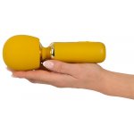DYNAMICZNY MASAŻER ŁECHTACZKI ELASTYCZNA GŁÓWKA ŻÓŁTY