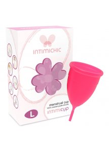 INTIMICHIC - KUBECZEK MENSTRUACYJNY SILIKON KLASY MEDYCZNEJ L