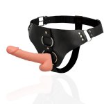 TAYLOR DELUXE FLESH - UPRZĄŻ STRAP-ON Z NATURALNYM PENISEM 18 X 4.5CM