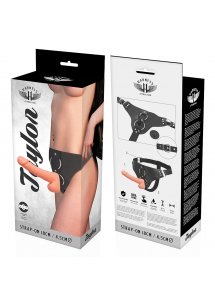 TAYLOR DELUXE FLESH - UPRZĄŻ STRAP-ON Z NATURALNYM PENISEM 18 X 4.5CM