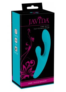 JAVIDA - WIBRATOR KRÓLICZEK Z STYMULATOREM ŁECHTACZKI