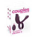 COUPLES CHOICE - WIBRATOR DLA PAR Z PIERŚCINIEM NA PENISA + PILOT