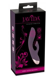 JAVIDA - WIBRATOR Z SSĄCĄ PRZYSSAWKĄ STYMULUJĄCY