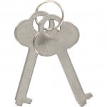 JUST FOR YOU - KAJDANKI Z BIAŁYM FUTERKIEM + 2 KLUCZYKI