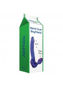 JUST FOR YOU - DILDO DO PODWÓJNEJ PENETRACJI NIEBIESKIE