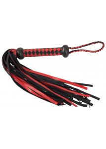 PEJCZ BDSM CZARNO-CZERWONY/FLOGGER