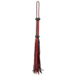 PEJCZ BDSM CZARNO-CZERWONY/FLOGGER
