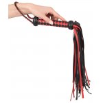 PEJCZ BDSM CZARNO-CZERWONY/FLOGGER