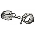 GUMOWE PRZEZROCZYSTE KAJDANKI BDSM/HANDCUFFS