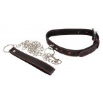 OBROŻA ZE SMYCZĄ NA ŁAŃCUSZKU/COLLAR AND LEASH