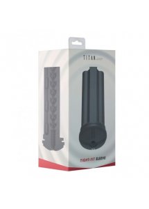 KIIROO TIGHT-FIT SLEEVE - WKŁADKA DO MASTURBATORA ANAL CZARNA