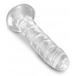 KING COCK CLEAR - REALISTYCZNE PRZEZROCZYSTE DILDO 15CM