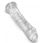 KING COCK CLEAR - REALISTYCZNE PRZEZROCZYSTE DILDO 20CM