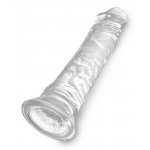 KING COCK CLEAR - REALISTYCZNE PRZEZROCZYSTE DILDO 20CM