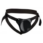 KING COCK ELITE - UPRZĄŻ STRAP-ON NA DILDA I WIBRATORY CZARNA