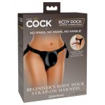 KING COCK ELITE - UPRZĄŻ STRAP-ON NA DILDA I WIBRATORY CZARNA
