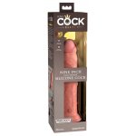 KING COCK ELITE - REALISTYCZNE DILDO Z PODWÓJNEGO SILIKONU CIELISTE 23 CM