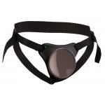 KING COCK ELITE - UPRZĄŻ STRAP-ON NA DILDA I WIBRATORY CZARNY/BRĄZOWY