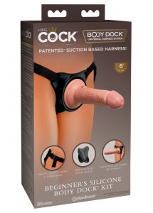 KING COCK ELITE - UPRZĄŻ STRAP-ON Z REALISTYCZNYM PENISEM 15 CM