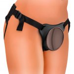 KING COCK ELITE - UPRZĄŻ STRAP-ON Z WIBRATOREM 18 CM + PIERŚCIEŃ EREKCYJNY