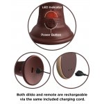 KING COCK ELITE - WIBRATOR NATURALNY Z PODWÓJNEGO SILIKONU BRĄZOWY 18 CM