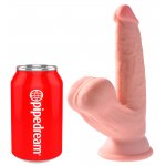 KING COCK PLUS - REALISTYCZNE DILDO Z JĄDRAMI I KULKAMI W ŚRODKU 19.5CM