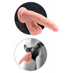 KING COCK PLUS - REALISTYCZNE DILDO Z JĄDRAMI I KULKAMI W ŚRODKU 19.5CM