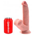 KING COCK PLUS - REALISTYCZNE DILDO Z JĄDRAMI I KULKAMI W ŚRODKU 24.5CM