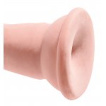KING COCK PLUS - REALISTYCZNE DILDO Z ŻYŁAMI 18CM
